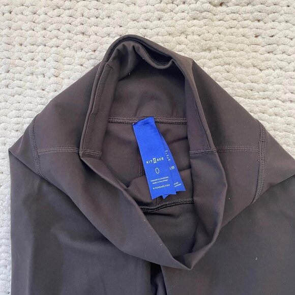 Kit & Ace Brown Corsica On-The Move Leggings - Size 0 - Picture 4 of 5